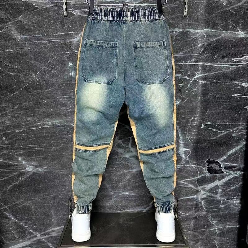 2024 New Harem Pants Spliced C - Streetwear Brand Clothing review and price