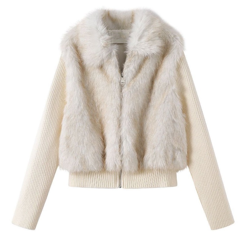 Winter Faux Fur Jacket Women F - Streetwear Brand Clothing review and price